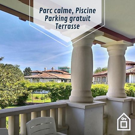 Hasparren-121 T2 Terrasse Et Piscine Urrugne Ngoại thất bức ảnh